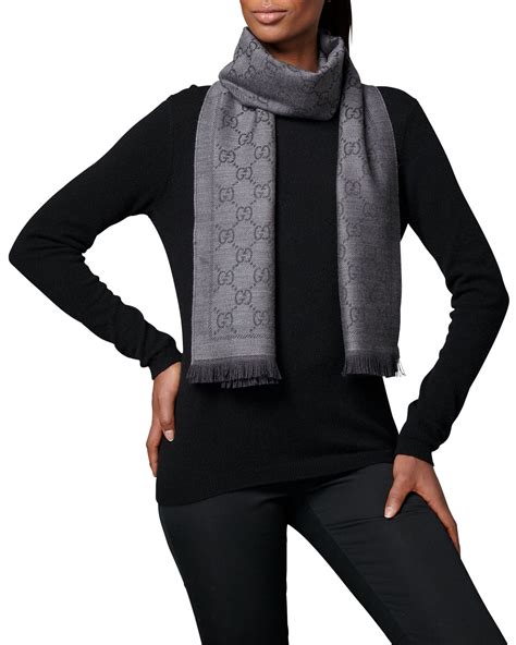 black gucci scarf outfit|gucci scarf buy online.